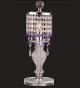 Coloured Crystal Drop Table Lamp