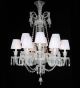 2 Tier Shaded Crystal Dagger Chandelier