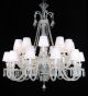 24 Arm Crystal Chandelier with Shades