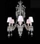 6 Light Crystal Baccarat Style Chandelier with Shades