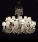 24 Light Mixed Tones Chandelier with Shades