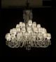 48 Light Mixed Tones Chandelier with Shades