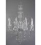 8 Light Coloured Murano Style Glass Chandelier