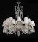 18 Light Baccarat Style Chandelier with Shades