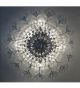 Peacock Feather Style Glass Chandelier