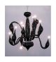 Coloured Glass Modern 16 Light Chandelier