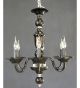 Hand Made Single Tier Murano Style Chandelier