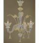 Tinted Murano Glass Floral Style Chandelier
