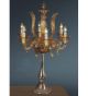 Reed Design Glass Table Lamp