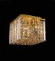Surface Mounted Coloured Crystal Chandelier