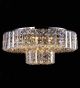 Clear Crystal Flush Chandelier