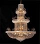 Grand Coloured Crystal Chandelier