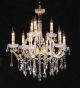 Traditional Coloured Crystal Chandelier