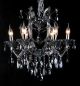 Classic 6 Arm Coloured Crystal Chandelier