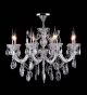 Classic Laura Chandelier With Clear Crystal
