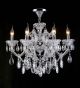 6 Light Laura Chandelier With Clear Crystal
