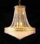 Chandelier With Coloured Crystal Detail
