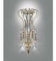 Elegant Pearl Strung Wall Light