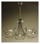 Botte Design Chandelier With Hand Forged Details And Glass