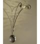 Botte Design Long wall lamp With Hand Forged Details And Glass
