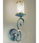 Impero Design wall lamp With Sinuous Arms And Blown Glass