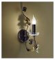 Adele Design Wall Light with Rusty Brown Finish