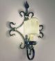 Lancia Design wall lamp In Twisted Metal With Gold Details