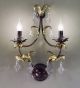 Luna Design Wall Lamp with Gold Leaf Details