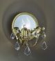 Specchio Design Wall Lamp with Mirror Back