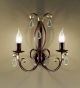 Fiocco Design Wall Lamp With Crystal Details
