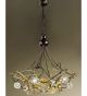 Arlecchino design 9 Light chandelier with Swarovski crystal details