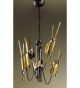 Arlecchino design 4 Light chandelier with Swarovski crystal details