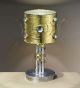 Eyes design 1 Light Desk Lamp is hand decorated with crystal