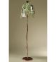Edera Design Floor Lamp That has hand forged leaves details