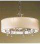 Eden Design Chandelier with Hand Curved Frame and Crystal Drops