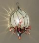 Soffiati Design wall lamp in the shape of a flower bud Made from iron & blown glass
