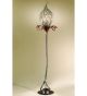 Soffiati floor lamp in the shape of a flower bud Made from iron & blown glass