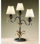 Barocco Collection Tiered Table Lamp with Braided Shade