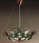 Dec?Design metal chandelier with murano glass details