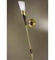 Forme Design Long cone wall light that has drill & flame cut details