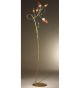 Gru design leaf shaped & murano glass detailed floor lamp