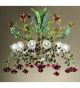 Accuracy Design mixed flower & colour detailed chandelier