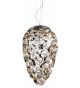 Blown Design Swirled Iron Pendant