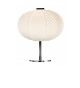 Arabesque Design Pin Cushion Style Glass Table Lamp