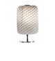 Arabesque Design Swirl Style Glass Table Lamp