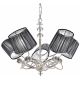 Ombrello Design Chrome Chandelier with Swarovski Crystal
