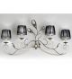 Pavone Design Metal Frame 4 Arm Wall Light