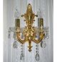2 Lighter Crystal Wall Light