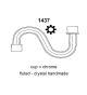 Fluted Handmade Crystal Chandelier Arm