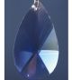 Coloured Pear Shaped Faceted Crystal Drops